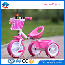 Niños del triciclo del bebé bicicleta cualquier color que usted puede pedir con la botella embroma el triciclo